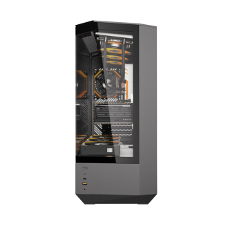  DARKFLASH DY460 computer case + 4 ARGB fans (black) - 5