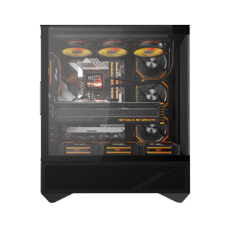  DARKFLASH DY460 computer case + 4 ARGB fans (black) - 4