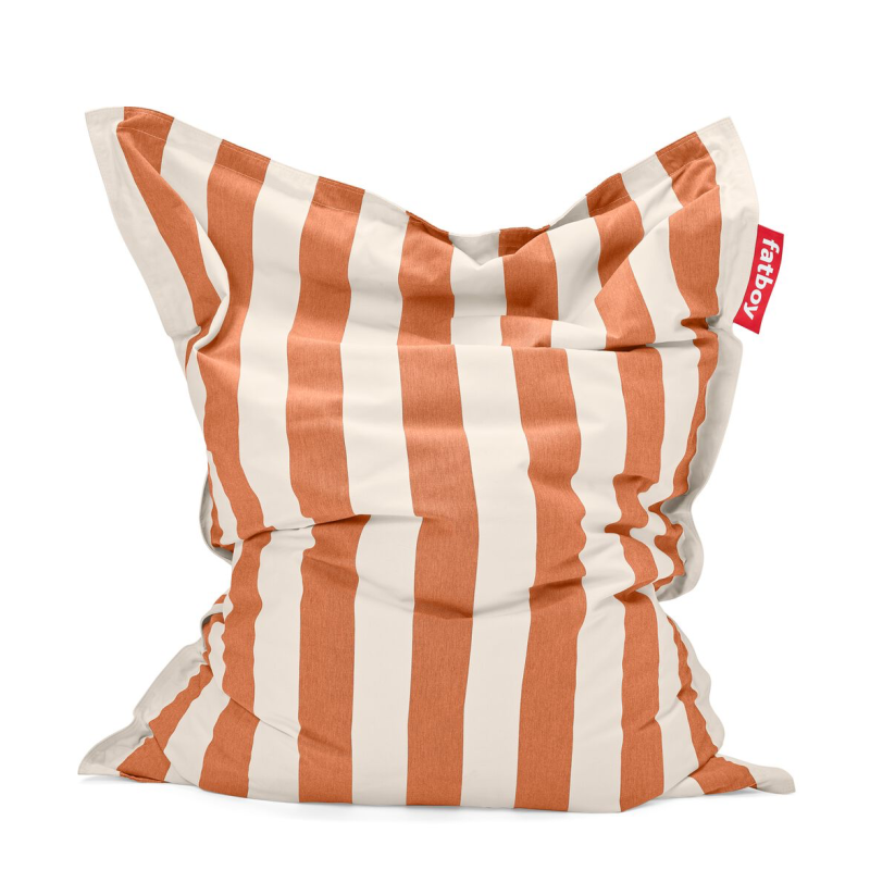 Pufa Fatboy Original Outdoor Stripe Orange Creme 180x140 cm