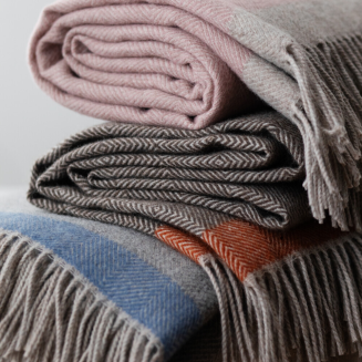 Koc Lapuan Kankurit RAUHA rose-beige 130x180 cm - 4