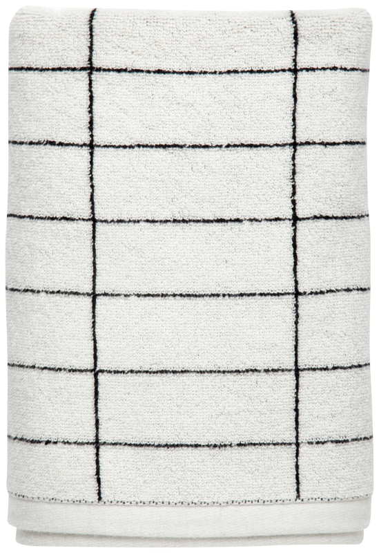 Ręcznik Mette Ditmer TILE Black & Off-White
