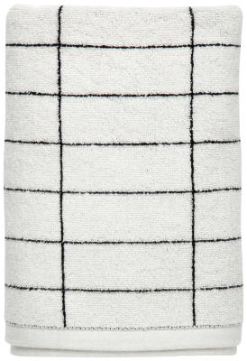 Ręcznik Mette Ditmer TILE Black & Off-White