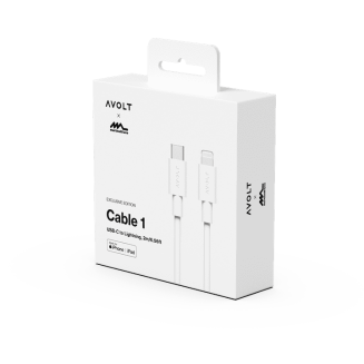 Kabel Avolt 1 USB C do ładowania Lightning (MFi) 2 m biały - 2