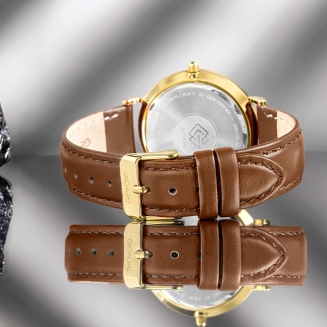 Zegarek Damski Giewont Sapphire Złoty GW5390-A3 - 8