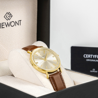 Zegarek Damski Giewont Sapphire Złoty GW5390-A3 - 9