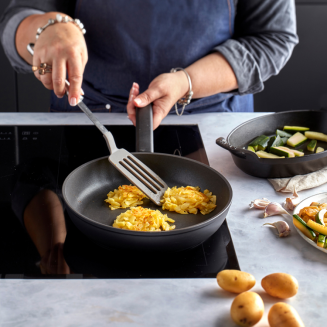 Patelnia Demeyere Alu Comfort 3 Duraslide 30 cm - 6