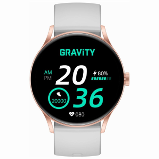 Smartwatch Gravity Szaro Różowy GT2-3 PRO - 2