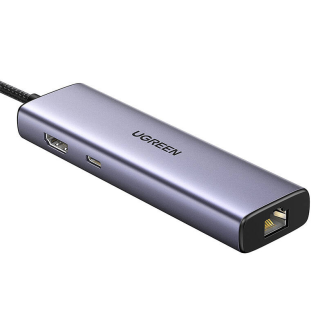 Hub USB-C UGREEN CM512 6-portowy - 3