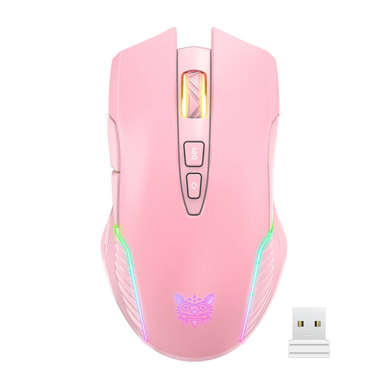  ONIKUMA CW905 2.4GHz Wireless Mouse (Pink)