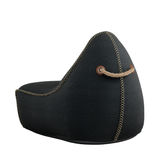 Pufa SACKit Canvas Lounge Chair black - 2