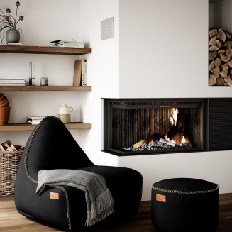 Pufa SACKit Canvas Lounge Chair black - 4