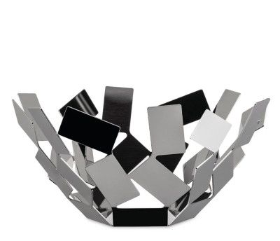 Alessi La Stanza dello Scirocco fruit basket, polished silver