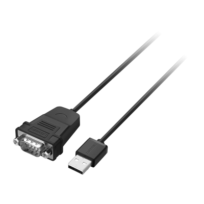 Kabel USB do DB9 / RS-232 Ugreen CR104 1.5m (czarny)