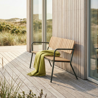  SACKit Kirra Patio Olive Garden Bench - 3