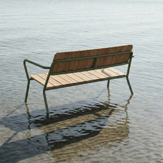 Ławka ogrodowa SACKit Kirra Patio Olive - 5