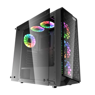 Obudowa komputerowa Darkflash Water Square 5 (czarna) - 2