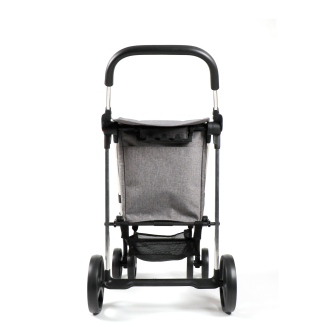 Wózek zakupowy Rolser Basket Tweed 4B Gris - 4