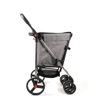 Wózek zakupowy Rolser Basket Tweed 4B Gris - 2
