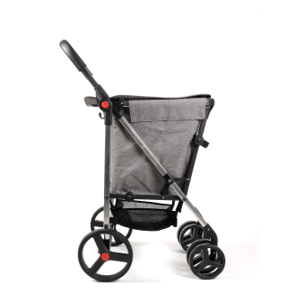 Wózek zakupowy Rolser Basket Tweed 4B Gris - 2