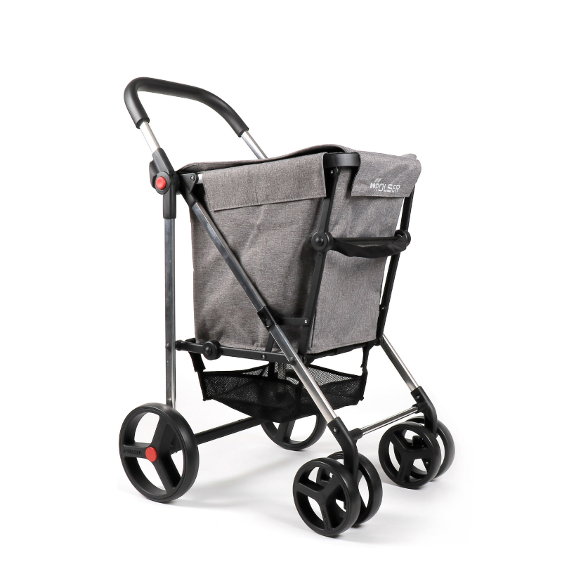 Wózek zakupowy Rolser Basket Tweed 4B Gris