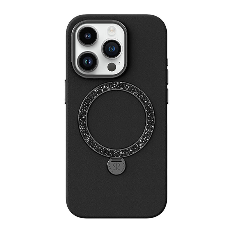 Etui Joyroom PN-14L4 Dancing Circle do iPhone 14 Pro Max (czarne)