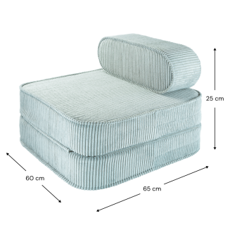 Rozkładany fotel dziecięcy Wigiwama Flip Chair Peppermint Green - 4