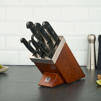 Zestaw 5 noży z nożycami w bloku samoostrzącym Zwilling Gourmet | JESIENNA PROMOCJA - 11