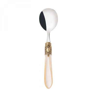 Łyżka do zupy Casa Bugatti Oxford Ivory/Gold