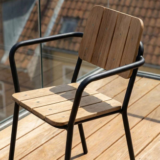 Krzesło ogrodowe SACKit Kirra Patio Noir - 7