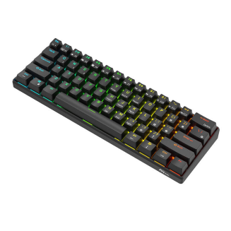 Klawiatura mechaniczna Royal Kludge RK61 RGB, red switch (czarna) (QWERTY) - 4