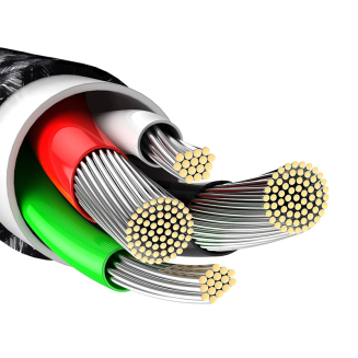 Kabel BASEUS Tungsten Gold USB-A-Lightning 2m (czarny) - 6