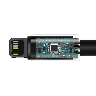 Kabel BASEUS Tungsten Gold USB-A-Lightning 2m (czarny) - 7