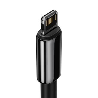 Kabel BASEUS Tungsten Gold USB-A-Lightning 2m (czarny) - 3