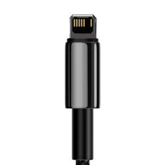  BASEUS Tungsten Gold USB-A-Lightning Cable 2m (Black) - 4