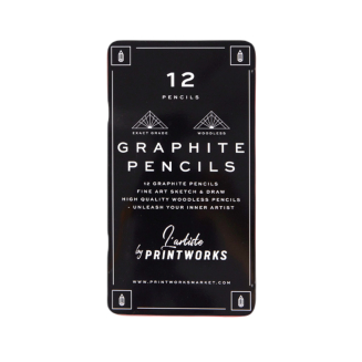 Ołówki grafitowe 12 sztuk | PRINTWORKS - 2