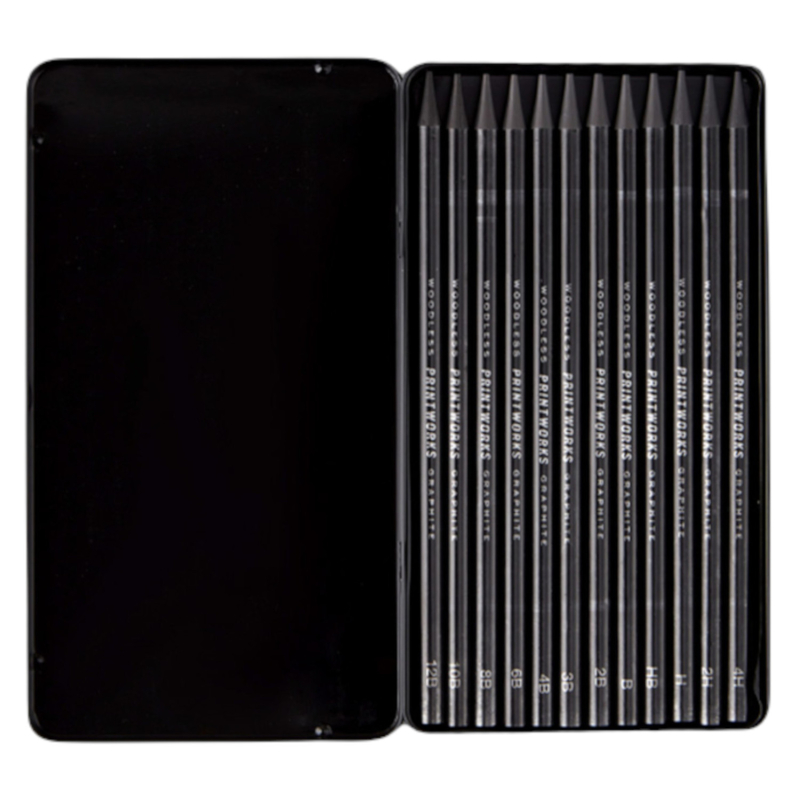 Ołówki grafitowe 12 sztuk | PRINTWORKS