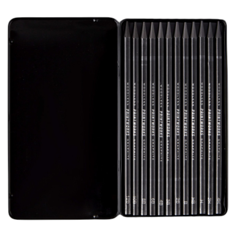 Ołówki grafitowe 12 sztuk | PRINTWORKS