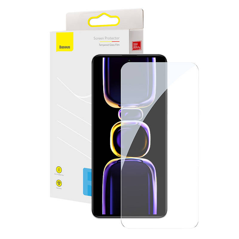 Szkło hartowane BASEUS do Redmi K60/K60 Pro (przezroczyste)