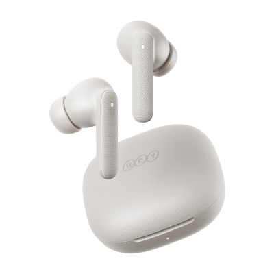 Słuchawki TWS QCY Buds T43 ENC (biały)