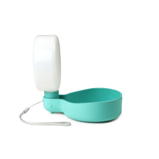 Butelka na wodę dla psa United Pets Pingui niebieska - 6