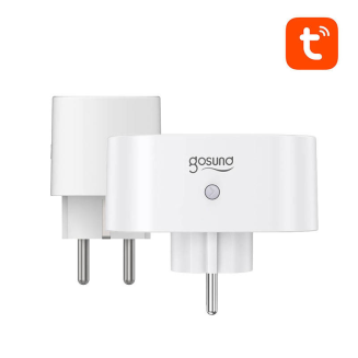 Podwójne inteligentne gniazdko WiFi Gosund SP211, 2 sztuki 3500W (dwupak) Tuya - 3