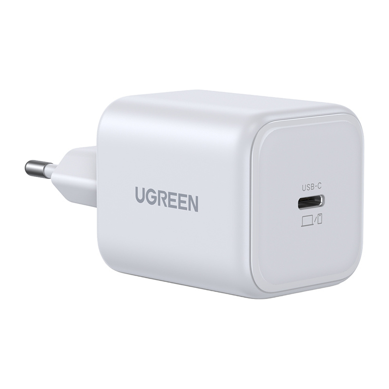 Ładowarka sieciowa UGREEN X524 45W, USB-C GaN (biała)