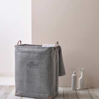 Kosz na pranie Aquanova Lubin Silver Grey - 2