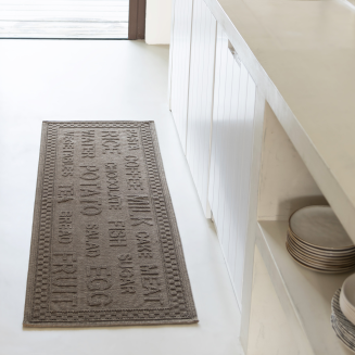 Bricini Grocery Magnetic Gray kitchen rug 55x150 cm - 2