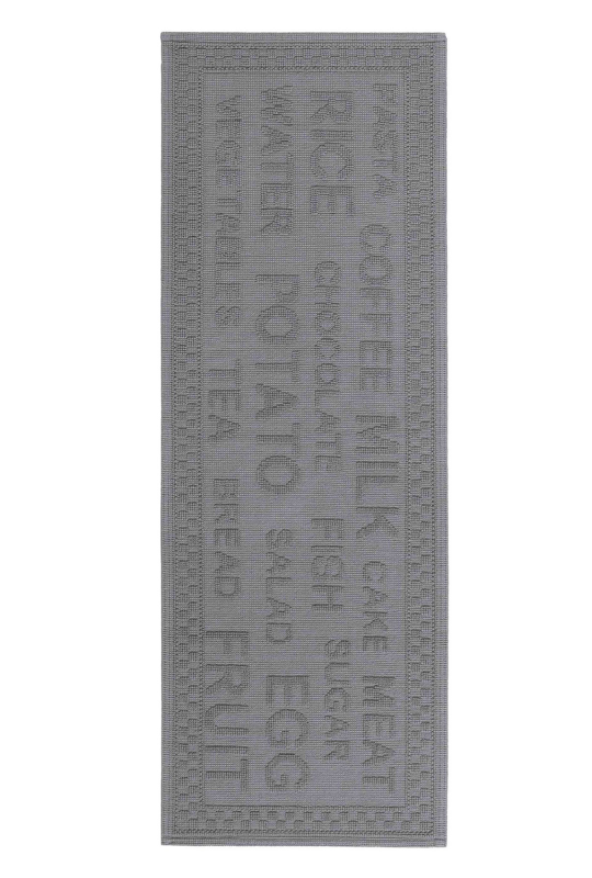 Dywanik kuchenny Sorema Grocery Magnetic Grey 55x150 cm