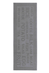 Dywanik kuchenny Bricini Grocery Magnetic Grey 55x150 cm