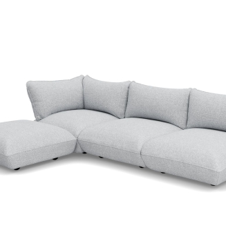 Sofa narożna Fatboy Sumo Corner Sofa Boucle Light Grey Melange - 3