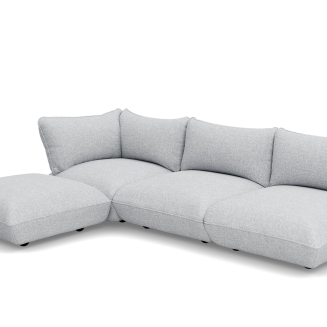 Sofa narożna Fatboy Sumo Corner Sofa Boucle Light Grey Melange - 3