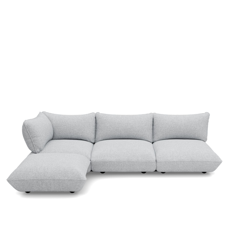 Sofa narożna Fatboy Sumo Corner Sofa Boucle Light Grey Melange