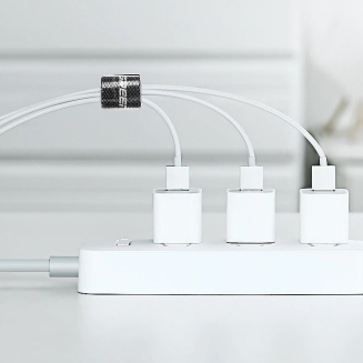 Organizer na kable (rzep) UGREEN LP124, 2m (czarny) - 2